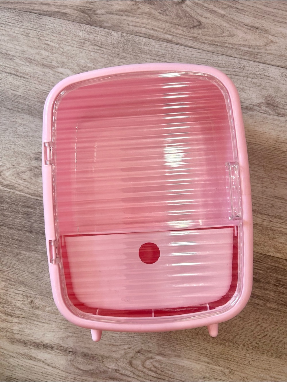 Pink Compact Home Storage Organizer - Multipurpose Small Container